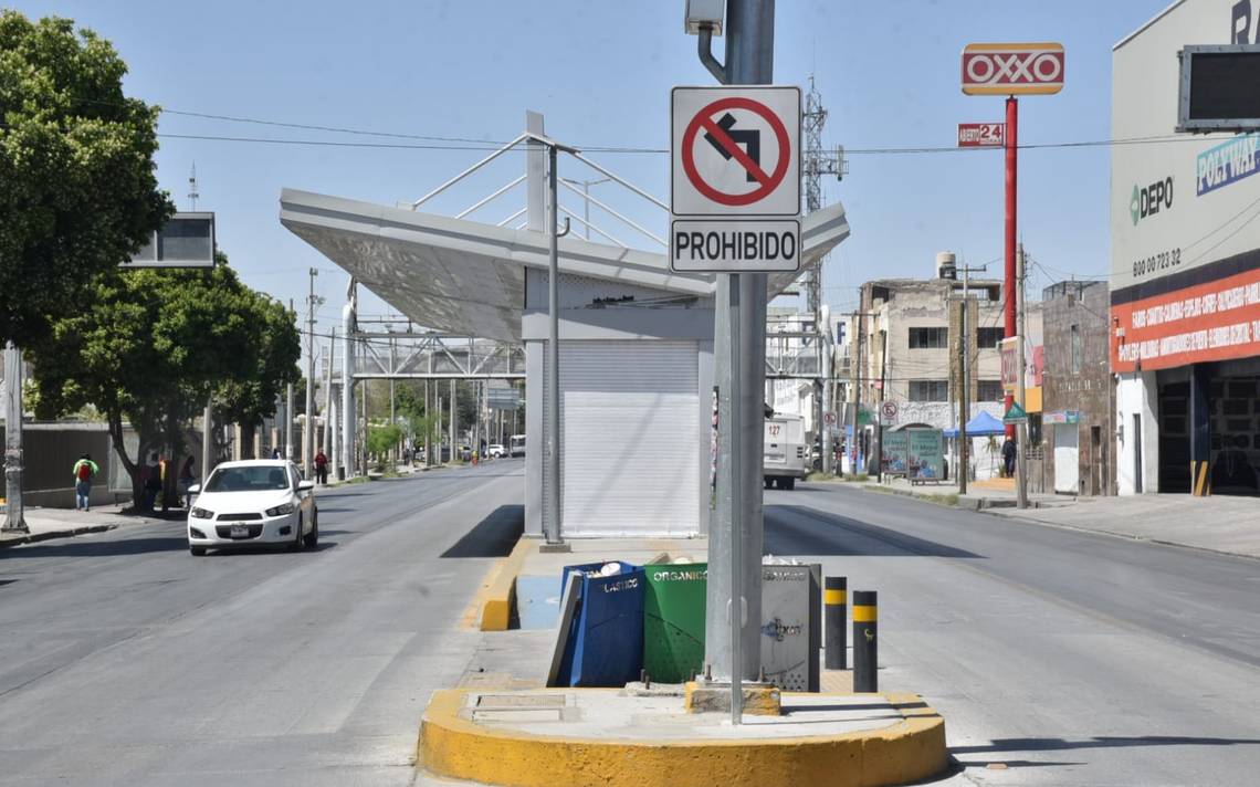 Es Oficial Empiezan A Prohibir Vueltas A La Izquierda En El Bulevar Revolución De Torreón El 2306